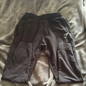 Gym shark Black Joggers with Logo stitch